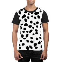 Spotted White With Black Polka Dots Diy Dalmatian6 Graphic T-shirt | Artistshot