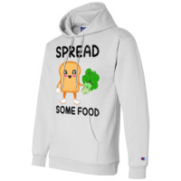 Spread Some Food Funny Broccoli Vegan Vegetables G Champion Hoodie | Artistshot