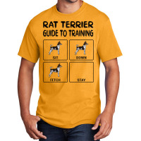 Rat Terrier Guide To Training Dog Obedience3 Basic T-shirt | Artistshot