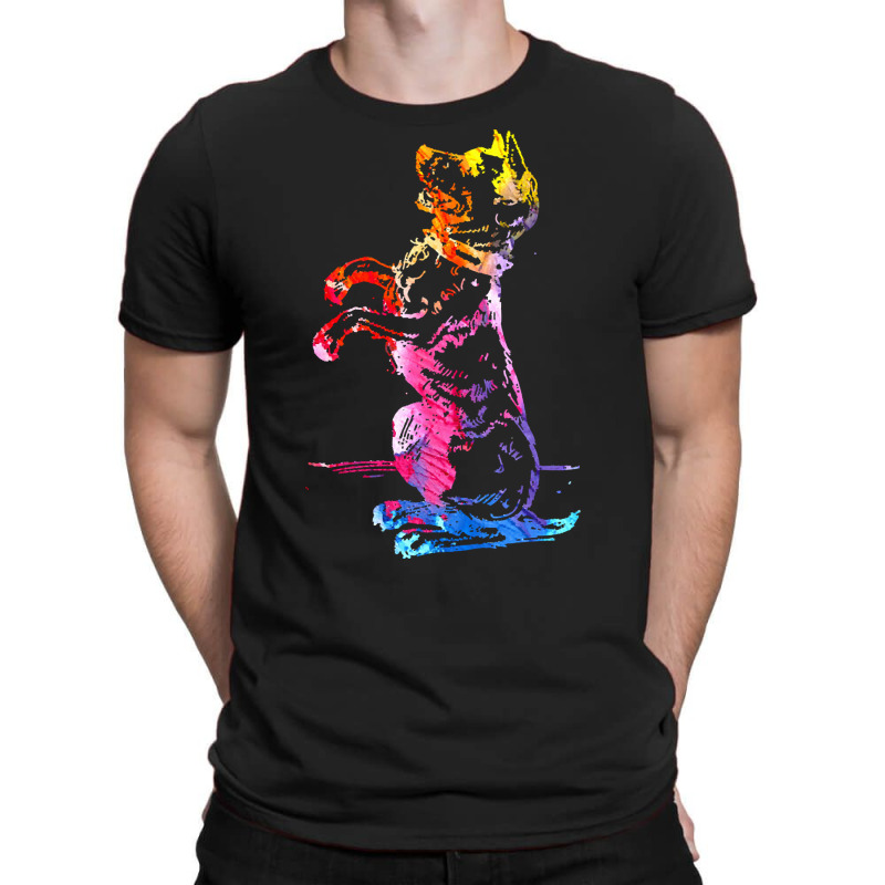 Dog Artwork T  Shirt Dog Lover With Beautiful Color T  Shirt T-shirt | Artistshot