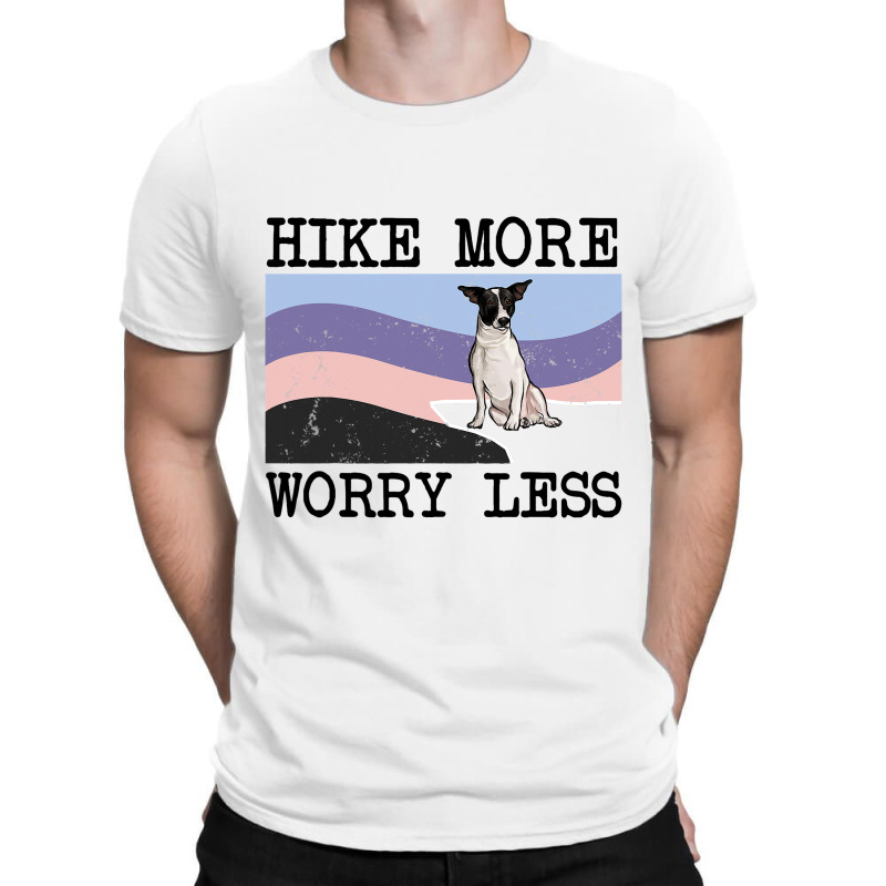 Rat Terrier Hike More Worry Less Graphic Hiking3 T-shirt | Artistshot