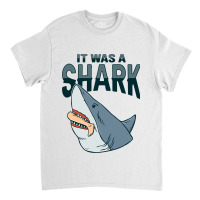 Shark Amputee Joke Leg Prosthetic Design For A Leg Classic T-shirt | Artistshot