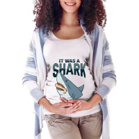 Shark Amputee Joke Leg Prosthetic Design For A Leg Maternity Scoop Neck T-shirt | Artistshot