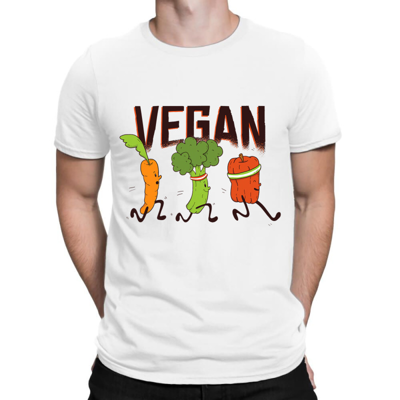 Plant Vegetarian Tomato Run Carrot Broccoli Vegeta T-shirt | Artistshot