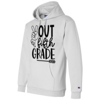 Peace Out 5th Grade Tie Dye Graduation Last Day Of Champion Hoodie | Artistshot