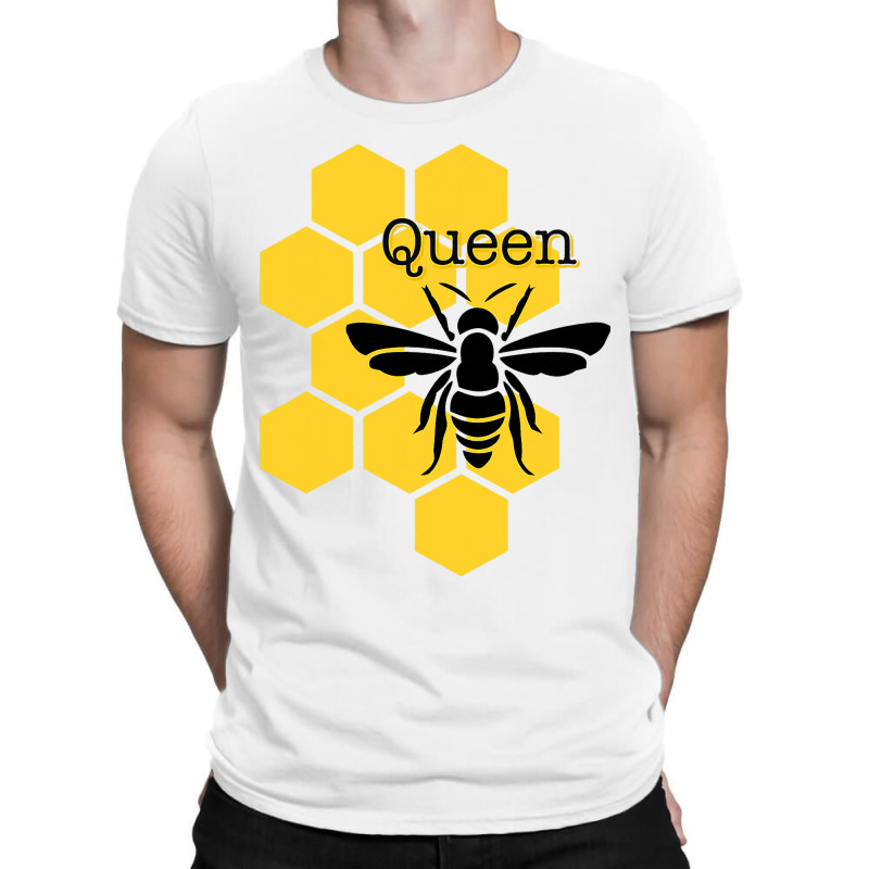 Queen Bee With Honeycomb For Her Royal Highness T-shirt | Artistshot