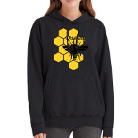 Queen Bee With Honeycomb For Her Royal Highness Vintage Hoodie | Artistshot