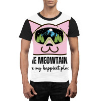 Skiing Snowboarding Climbing Mountains Cat Lover H Graphic T-shirt | Artistshot