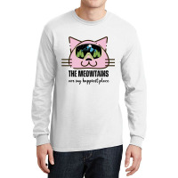 Skiing Snowboarding Climbing Mountains Cat Lover H Long Sleeve Shirts | Artistshot