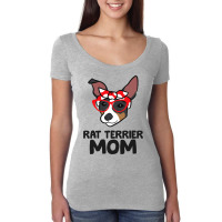 Rat Terrier Mama Cute Rat Terrier Mom Women's Triblend Scoop T-shirt | Artistshot