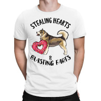 Stealing Hearts Blasting Farts Alaskan Malamute Va T-shirt | Artistshot