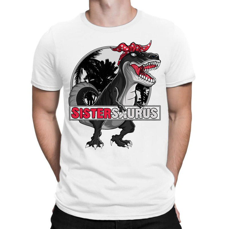 Sistersaurus T Rex Dinosaur Sister Family Matching T-shirt | Artistshot