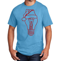 Electrician For Electronics Technician Christmas Light Lamp Basic T-shirt | Artistshot