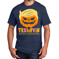 Trumpkin Halloween   Make Halloween Great Again   Funny Basic T-shirt | Artistshot