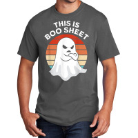 This Is Boo Sheet Ghost Retro Halloween Costume Men Women Basic T-shirt | Artistshot