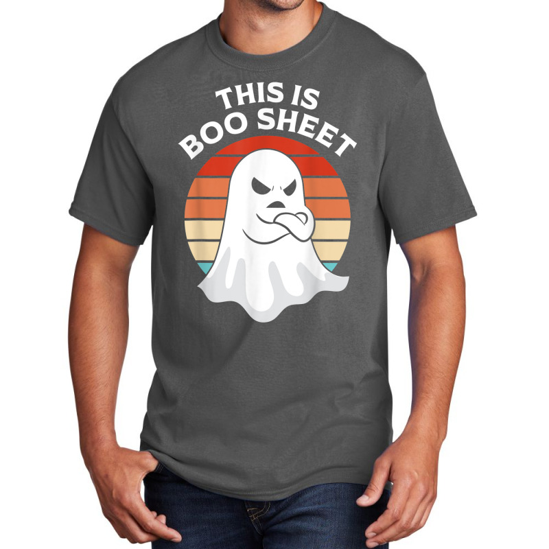 This Is Boo Sheet Ghost Retro Halloween Costume Men Women Basic T-shirt | Artistshot