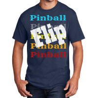 Vintage Pinball Retro Arcade Game Player Flip Winner Winning Basic T-shirt | Artistshot