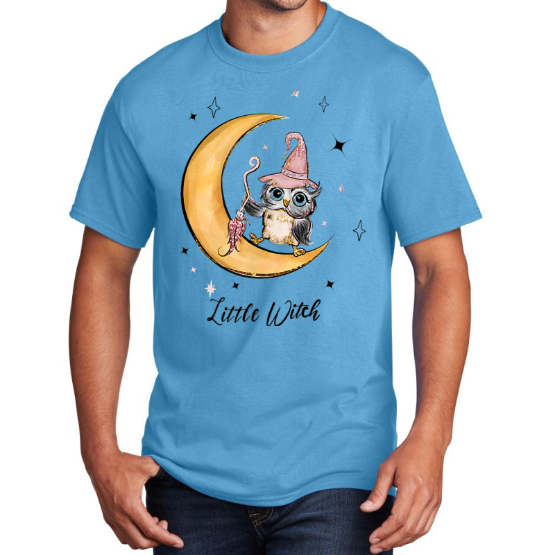 Little Witch Funny Halloween Gifts Basic T-shirt | Artistshot