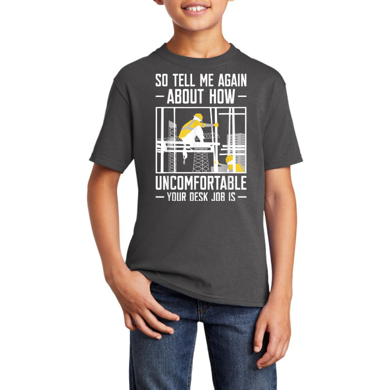 Ironworker Appreciation Ironwork Ironworkers Basic Youth T-shirt by Color | Artistshot