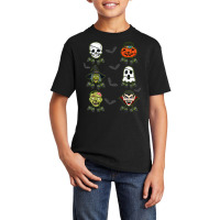 Halloween Skeleton Gaming Witch Vampire Zombie Boys Kids T Shirt Basic Youth T-shirt | Artistshot