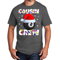 Billiard 8 Ball Play Pool Cousin Crew Christmas Lights Basic T-shirt | Artistshot