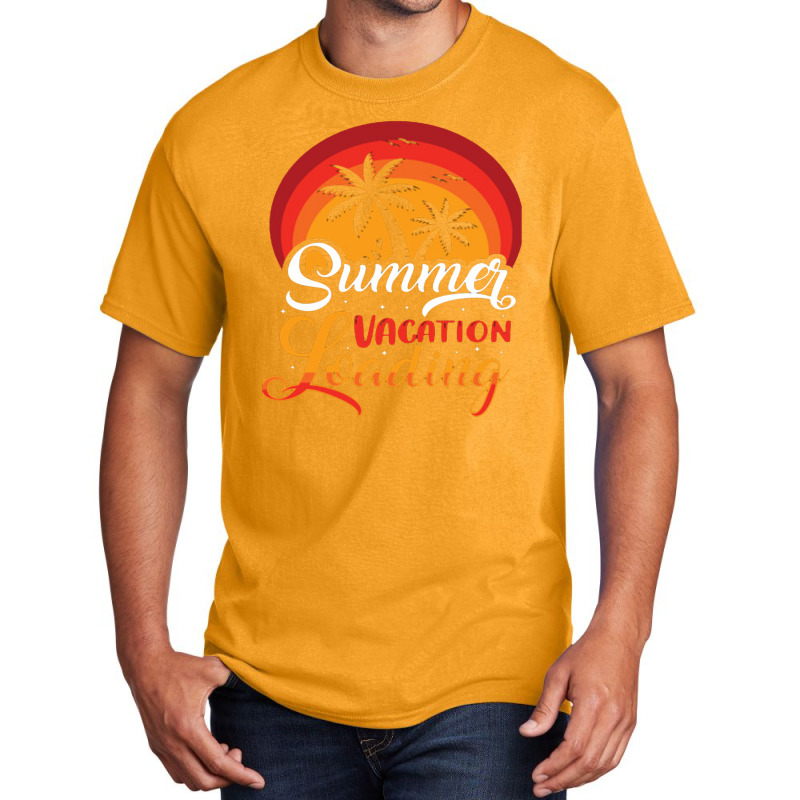 Summer Vacation Loading Basic T-shirt | Artistshot