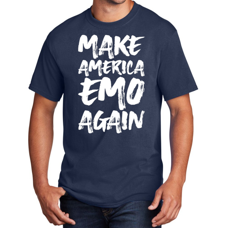 Make America Emo Again Basic T-shirt by Kosdapen517 | Artistshot