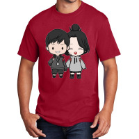 Cute-cartoon-couples- Basic T-shirt | Artistshot