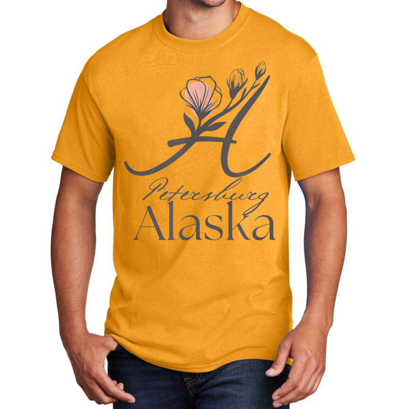 Proud Lady Petersburg Alaska Women Home Sweet Home Basic T-shirt by Complete | Artistshot