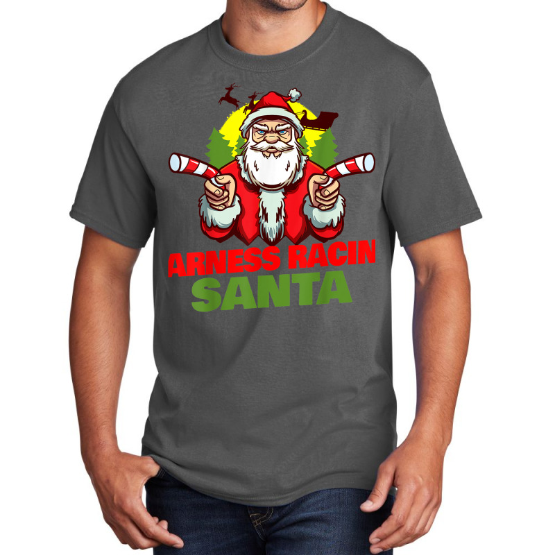 Harness Racing Santa Claus Christmas Holiday Harness Racing Basic T-shirt | Artistshot