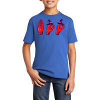 Boo Hands American Sign Language Pride Asl Halloween T Shirt Basic Youth T-shirt | Artistshot