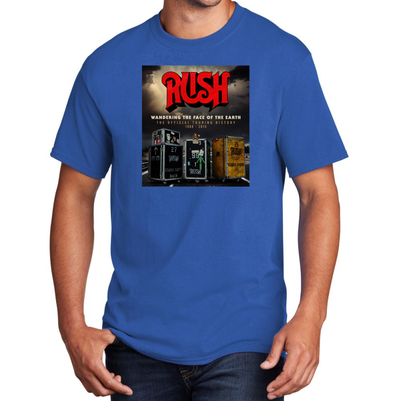 Rush' Wandering The Of The Earth Basic T-shirt | Artistshot