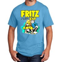 Fritz-the-cat-retro-adult-cartoon-fan- Basic T-shirt | Artistshot