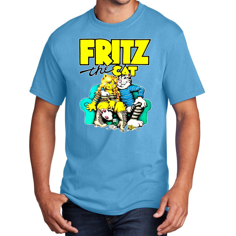 Fritz-the-cat-retro-adult-cartoon-fan- Basic T-shirt by KennethSteele | Artistshot