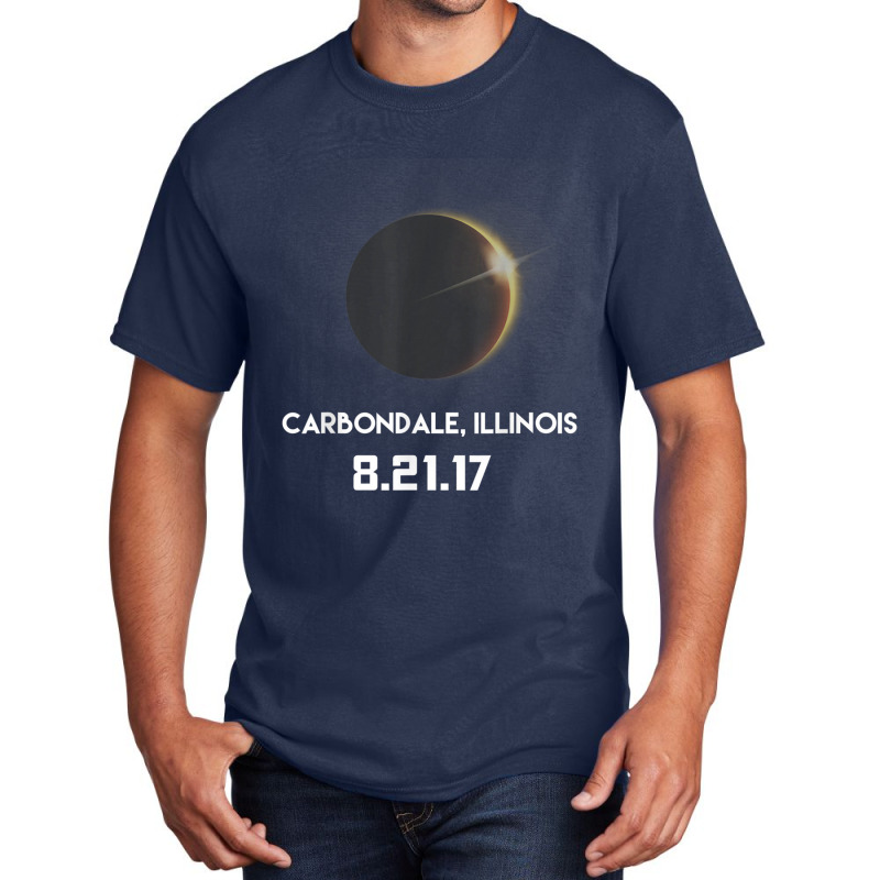 Carbondale, Illinois Total Solar Eclipse 8.21.17 Shirt Basic T-shirt by cm-arts | Artistshot