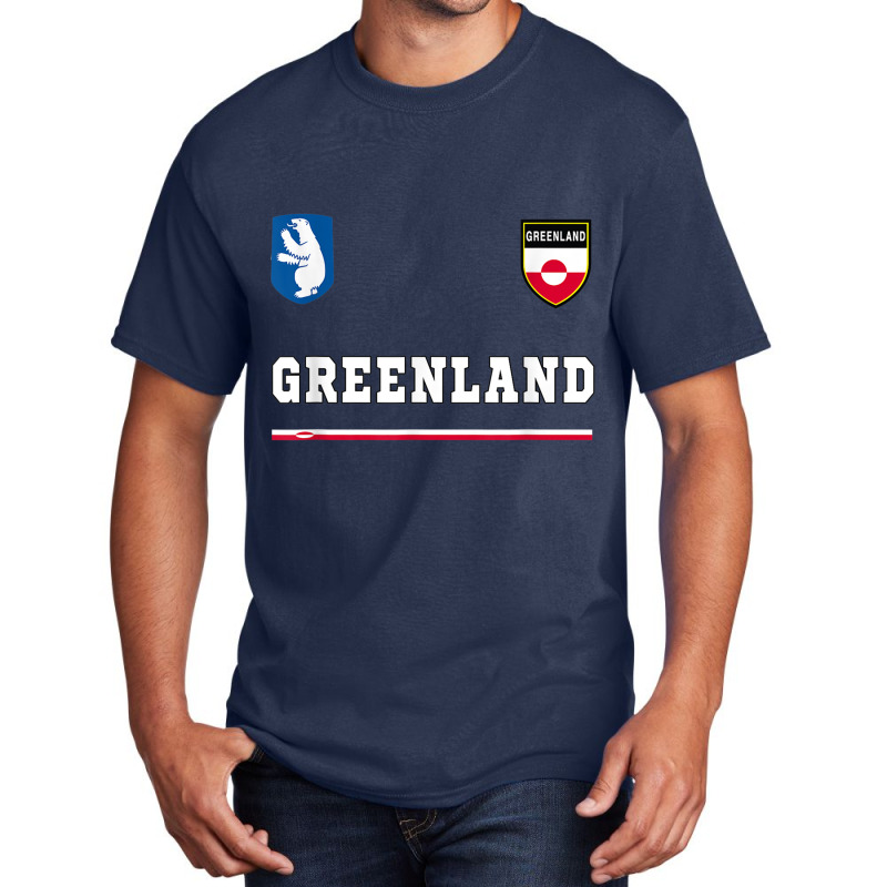 Greenland Sportsoccer Jersey Tee Flag Football Nuuk T Shirt Basic T-shirt | Artistshot