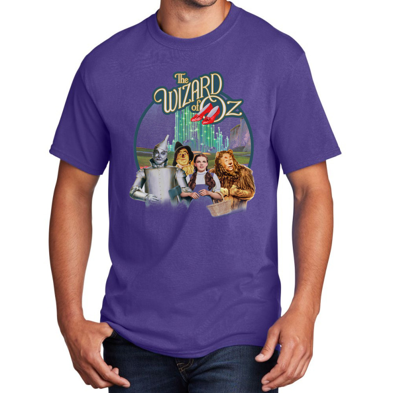 Wizard Of Oz Were Off To See Wizard Basic T-shirt by atereabag | Artistshot