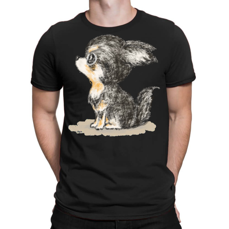 Dogs T  Shirt Chihuahua Sitting On The Ground T  Shirt T-shirt | Artistshot