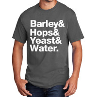 Ripple Junction Barley & Hop & Yeast & Water Basic T-shirt | Artistshot