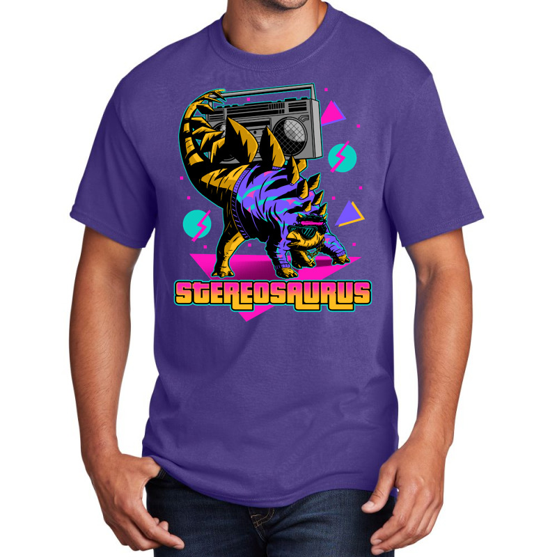 Stereosaurus, A Rad Dinosaur, Stereosaurus, A Rad Dinosaur, Stereosaur Basic T-shirt | Artistshot