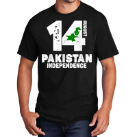 Patriotic Pakistan Flag Independence Day 14 August Pakistani Basic T-shirt | Artistshot