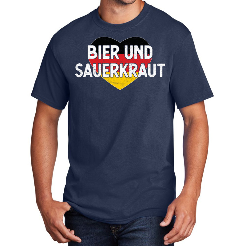 Bier Und Sauerkraut Oktoberfest Long Sleeve T Basic T-shirt by cm-arts | Artistshot