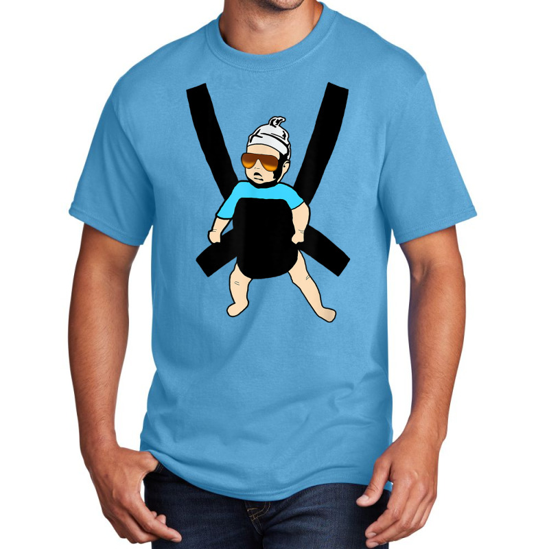 Carlos   Hangover Baby With Sunglasses In A Strap T Shirt Basic T-shirt | Artistshot