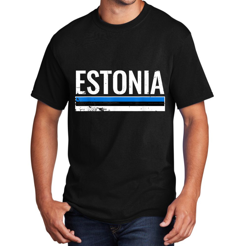 Estonia Proud Estonian Flag T Shirt Basic T-shirt | Artistshot