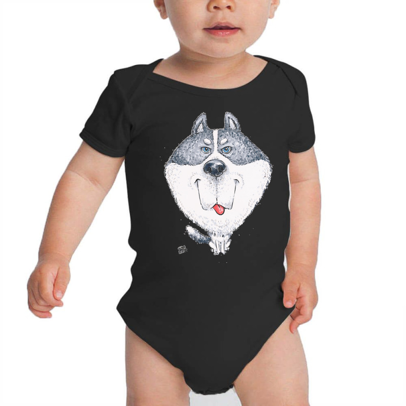 Husky T  Shirt Siberian Husky Dog T  Shirt Baby Bodysuit by briocherepair | Artistshot