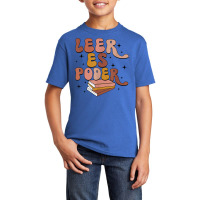 Leer Es Poder Groovy Spanish Teacher Bilingual Maestra T Shirt Basic Youth T-shirt | Artistshot