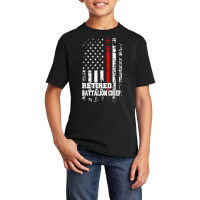 Retired Battalion Chief Shirt Firefighter Retirement Gift T Shirt Basic Youth T-shirt | Artistshot