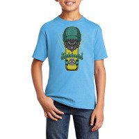 Urban Robot Skater, Urban Robot Skater Art, Urban Robot Skater Paintin Basic Youth T-shirt | Artistshot