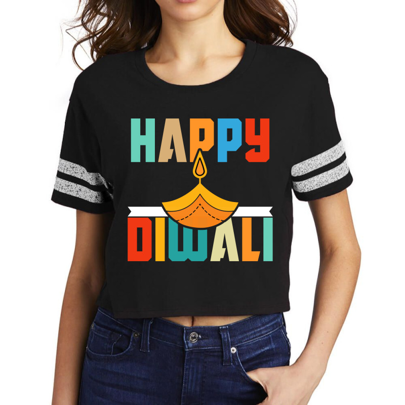 Vector Happy Diwali  Design Vector Template Scorecard Crop Tee by Cody Miller | Artistshot