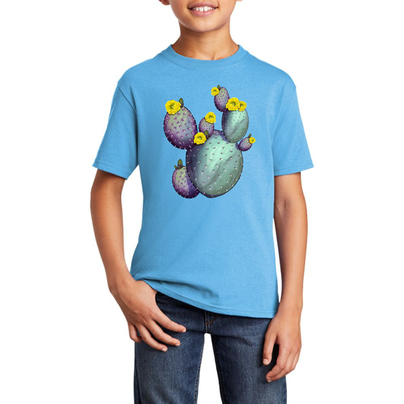 Opunthia Santa Rita Cactus Basic Youth T-shirt by LillyAllenDesigns | Artistshot